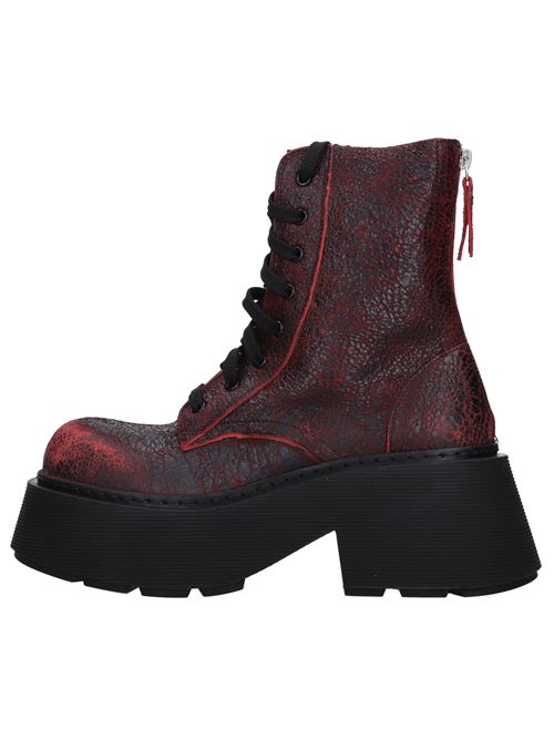 Stivaletti anfibi in pelle VIC MATIE' | 1F2154D_D30F040411ROSSO
